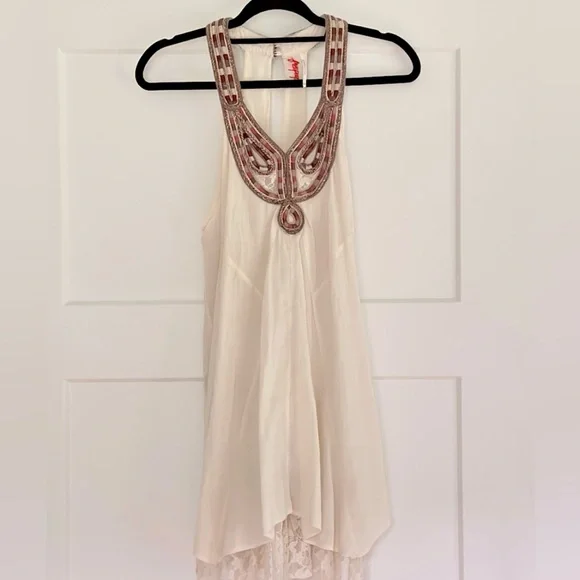 RARE VINTAGE FREE PEOPLE mini dress size XS LIKE NEW - Picture 1 of 10